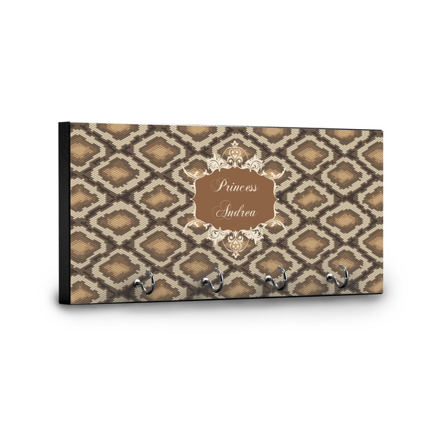 Snake Skin Key Hanger - Front View with Hooks