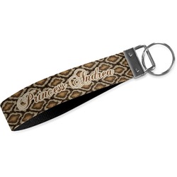 Snake Skin Webbing Keychain Fob - Large (Personalized)
