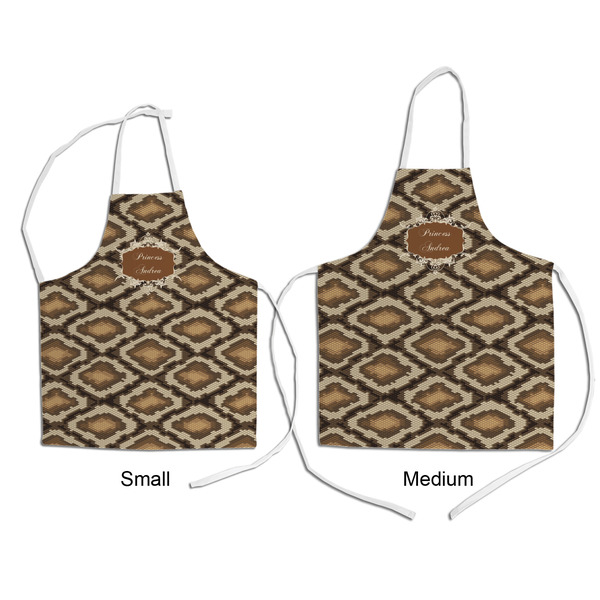 Snake Skin Kid's Aprons - Comparison