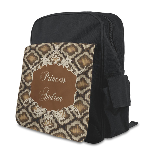 Custom Snake Skin Preschool Backpack (Personalized)