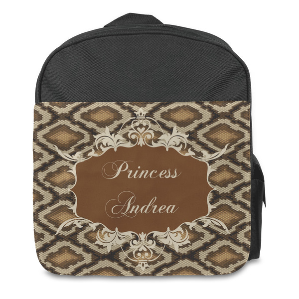 Snake Skin Kids Backpack - Front