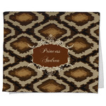Snake Skin Kitchen Towel - Poly Cotton w/ Name or Text