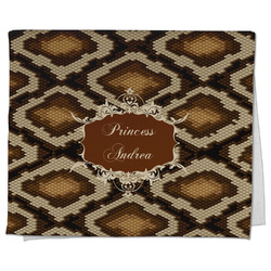 Snake Skin Kitchen Towel - Poly Cotton w/ Name or Text