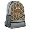 Snake Skin Large Backpack - Gray - Angled View