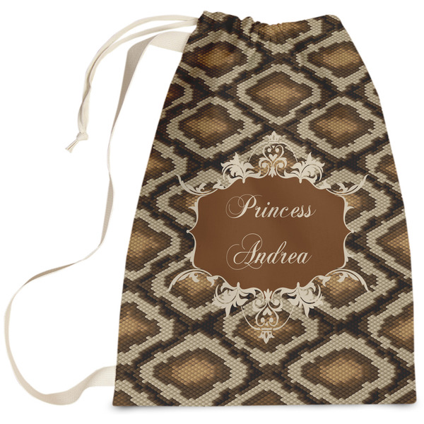 Custom Snake Skin Laundry Bag (Personalized)