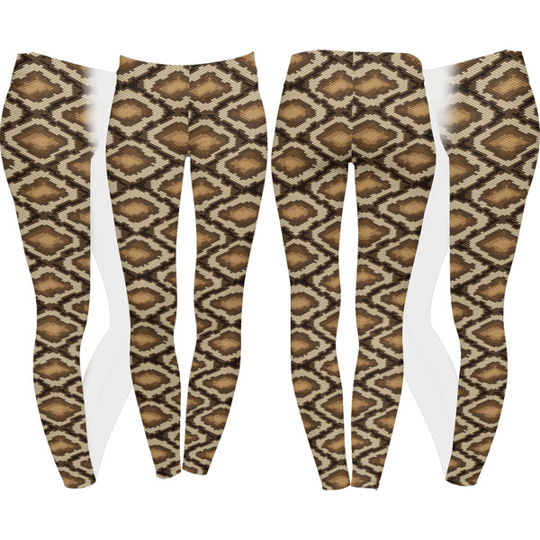 Snake Skin Leggings Turn Around - Apvl