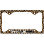 Snake Skin License Plate Frame - Style C (Personalized)