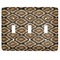 Snake Skin Light Switch Covers (3 Toggle Plate)