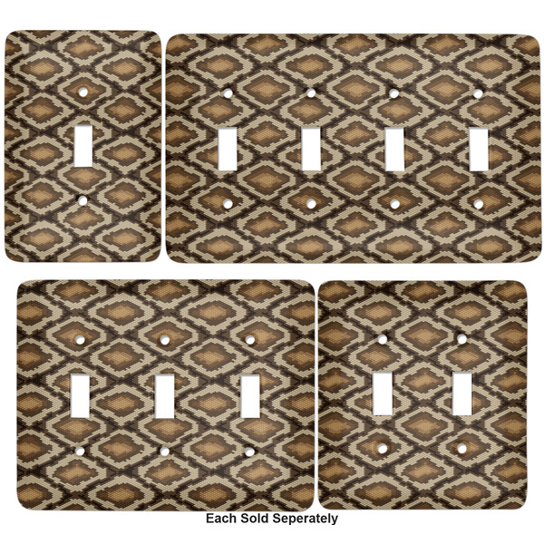 Snake Skin Light Switch Covers all sizes