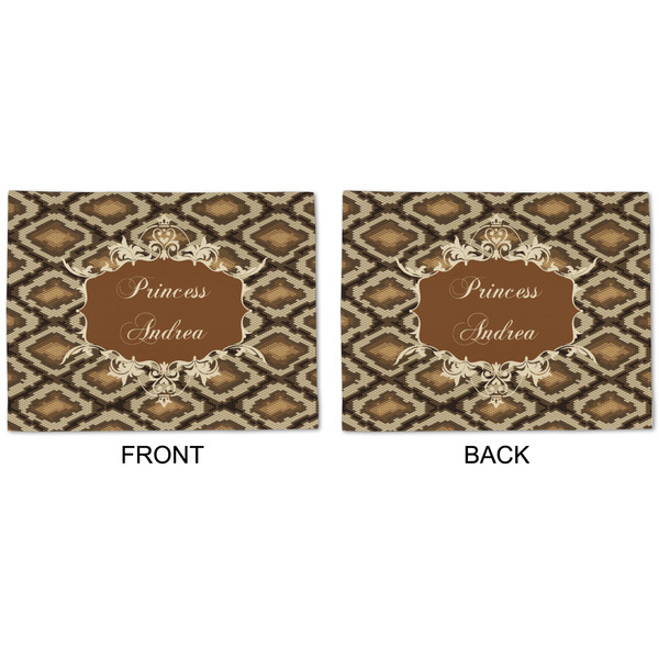Snake Skin Linen Placemat - APPROVAL (double sided)