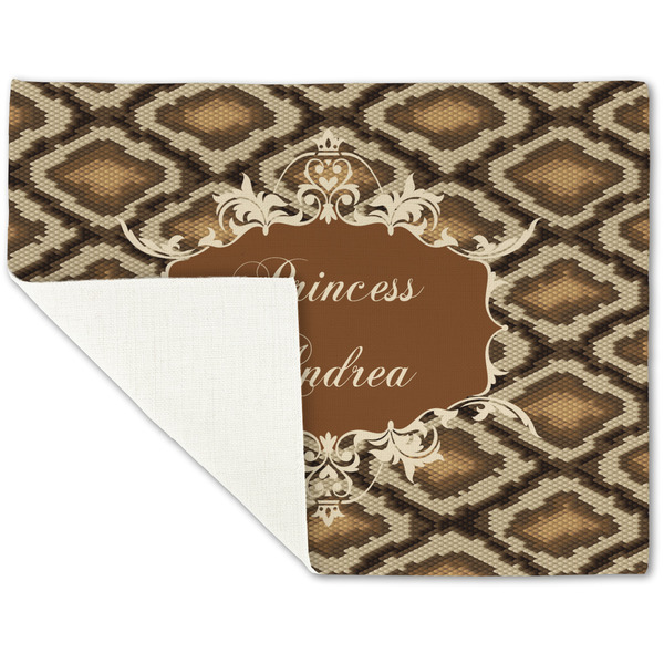 Snake Skin Linen Placemat - Folded Corner (single side)