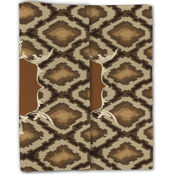 Snake Skin Linen Placemat - Folded Half (double sided)