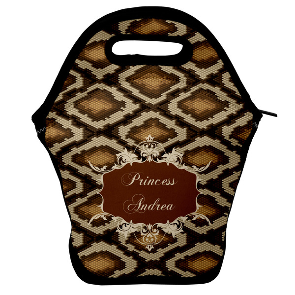 Custom Snake Skin Lunch Bag w/ Name or Text
