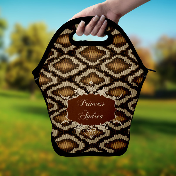 Snake Skin Lunch Bag - Hand