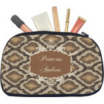 Snake Skin Makeup / Cosmetic Bag - Medium (Personalized)