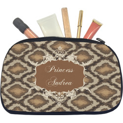 Snake Skin Makeup / Cosmetic Bag - Medium (Personalized)