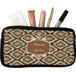 Snake Skin Makeup / Cosmetic Bag - Small (Personalized)