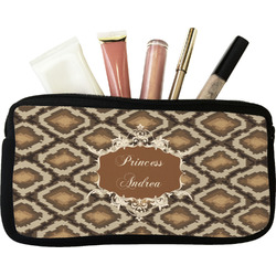 Snake Skin Makeup / Cosmetic Bag (Personalized)