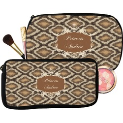 Snake Skin Makeup / Cosmetic Bag (Personalized)