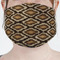 Snake Skin Mask - Pleated (new) Front View on Girl