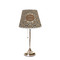 Snake Skin Poly Film Empire Lampshade - On Stand
