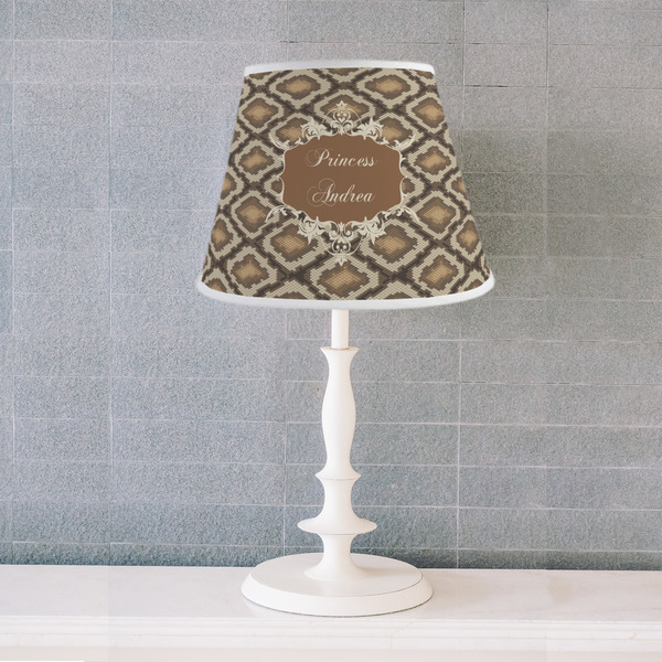 Snake Skin Poly Film Empire Lampshade - Lifestyle