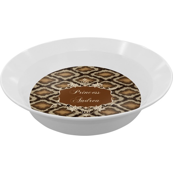 Custom Snake Skin Melamine Bowl (Personalized)