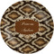 Snake Skin Melamine Plate (Personalized)