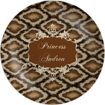 Snake Skin Melamine Plate (Personalized)