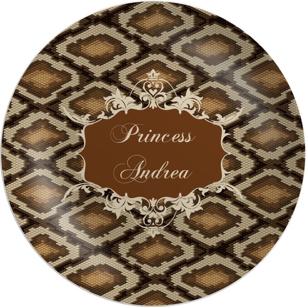 Custom Snake Skin Melamine Plate (Personalized)