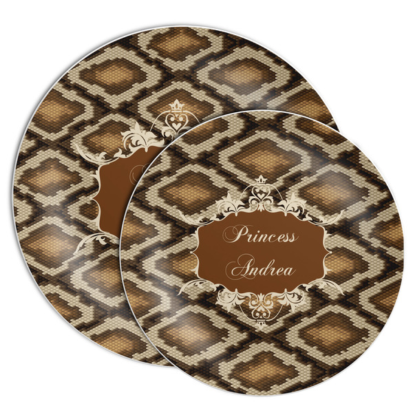 Snake Skin Melamine Plates - PARENT/MAIN