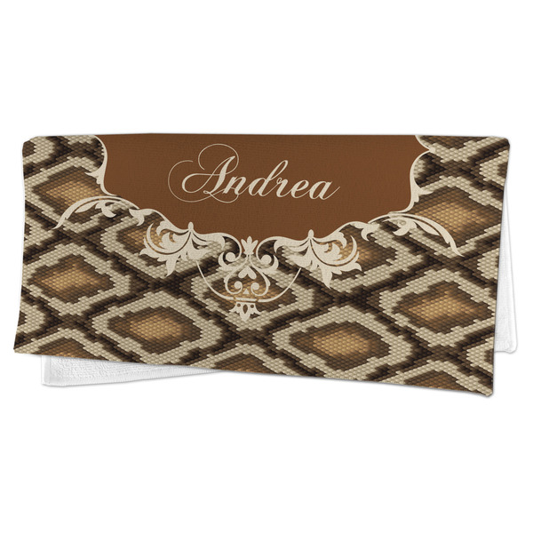 Snake Skin Microfiber Dish Rag - FOLDED (half)