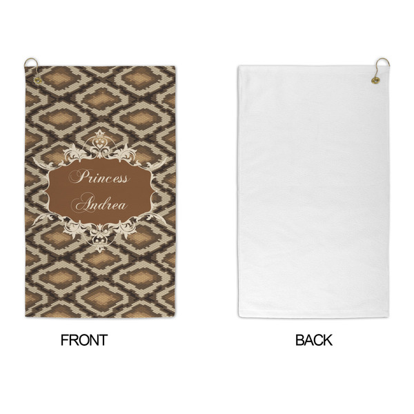 Snake Skin Microfiber Golf Towels - APPROVAL