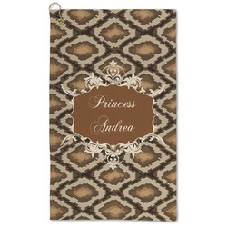 Snake Skin Microfiber Golf Towel - Large (Personalized)