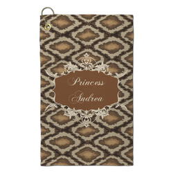 Snake Skin Microfiber Golf Towel - Small (Personalized)