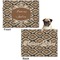 Snake Skin Microfleece Dog Blanket - Regular - Front & Back