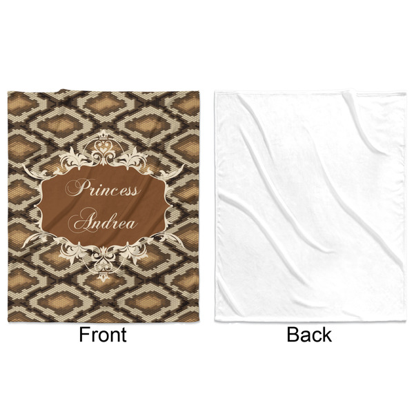 Snake Skin Minky Blanket - 50"x60" - Single Sided - Front & Back