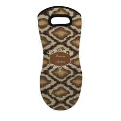 Snake Skin Neoprene Oven Mitt w/ Name or Text