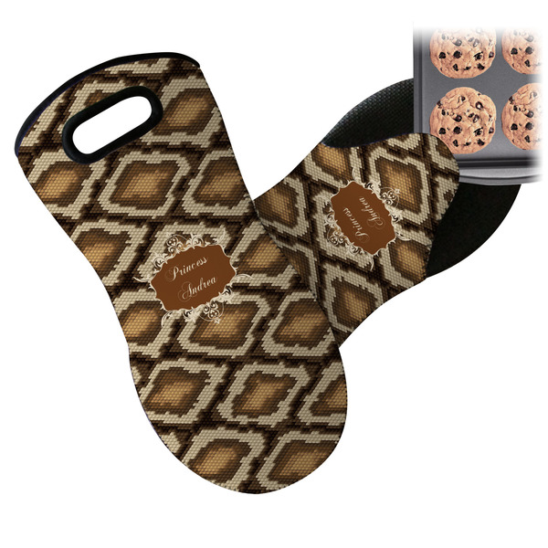 Snake Skin Neoprene Oven Mitt