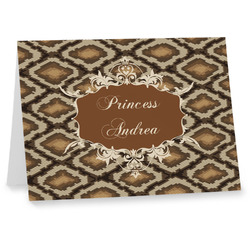 Snake Skin Note cards (Personalized)