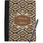 Snake Skin Notebook Padfolio - Large w/ Name or Text