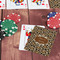 Snake Skin On Table with Poker Chips