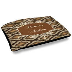Snake Skin Dog Bed w/ Name or Text