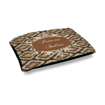 Snake Skin Outdoor Dog Bed - Medium (Personalized)