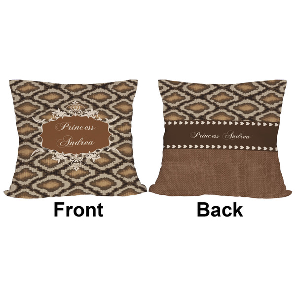 Snake Skin Outdoor Pillow - 16x16