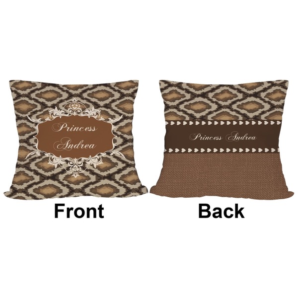Snake Skin Outdoor Pillow - 18x18