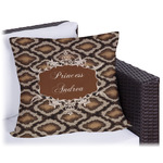 Snake Skin Outdoor Pillow - 18" (Personalized)