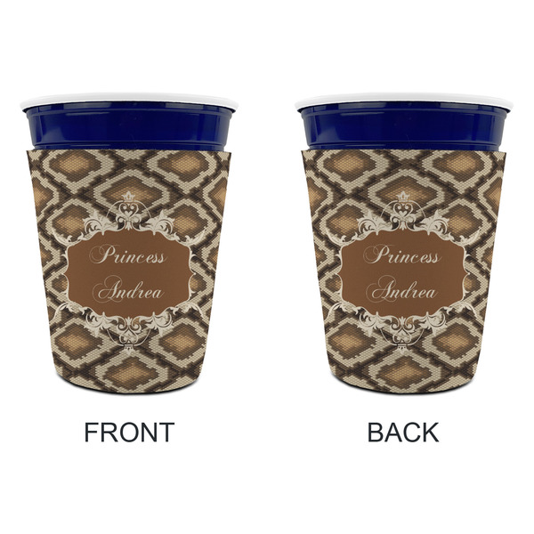 Snake Skin Party Cup Sleeves - without bottom - Approval