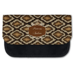 Snake Skin Canvas Pencil Case w/ Name or Text