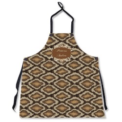 Snake Skin Apron Without Pockets w/ Name or Text